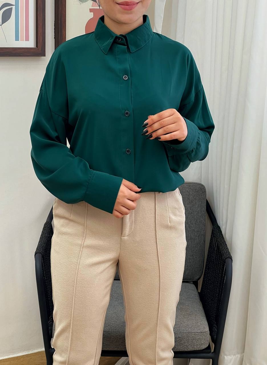 شومیز کرپ الیزه کد 3398