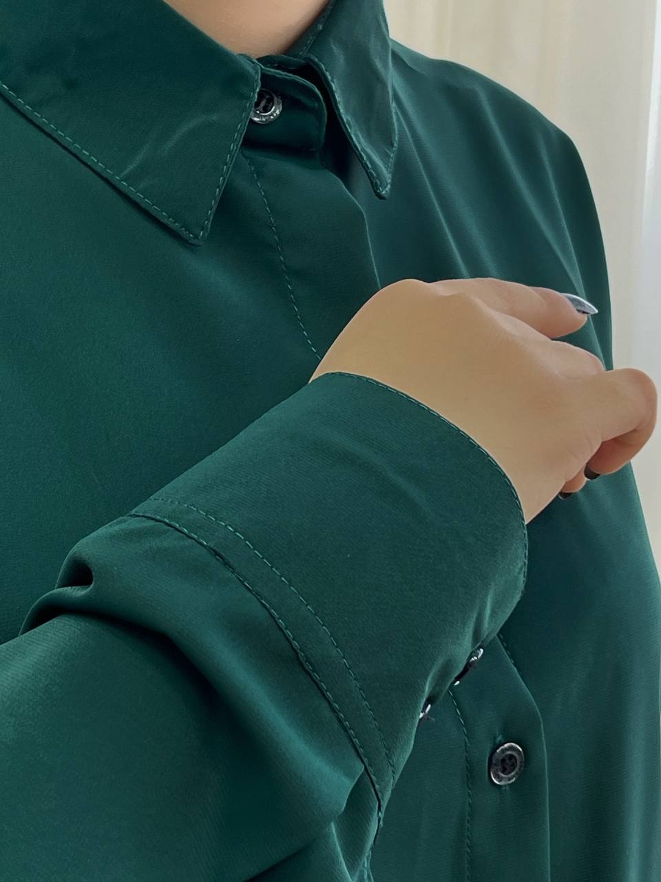 شومیز کرپ الیزه کد 3398