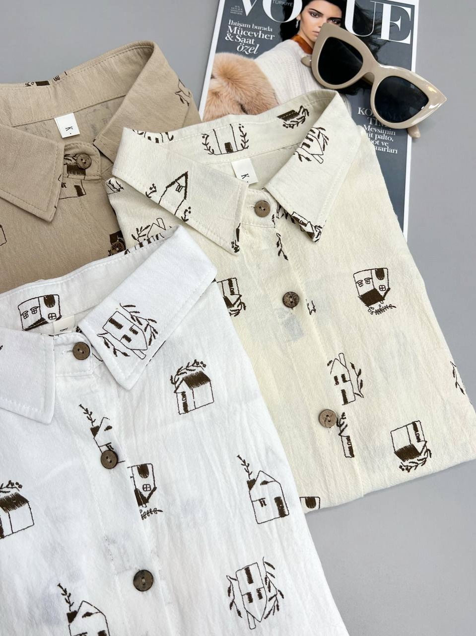 شومیز کنف هوم کد 3409