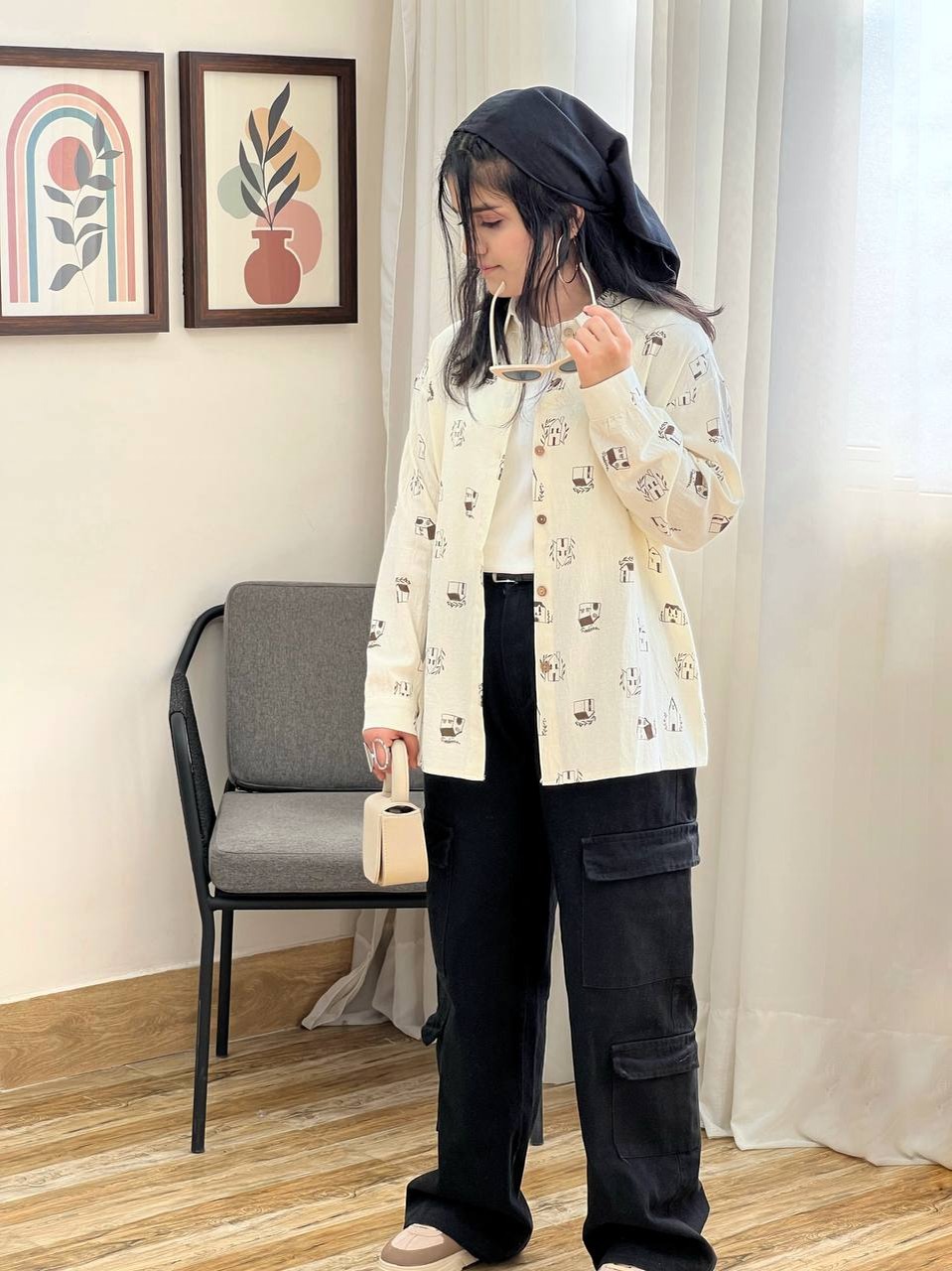 شومیز کنف هوم کد 3409