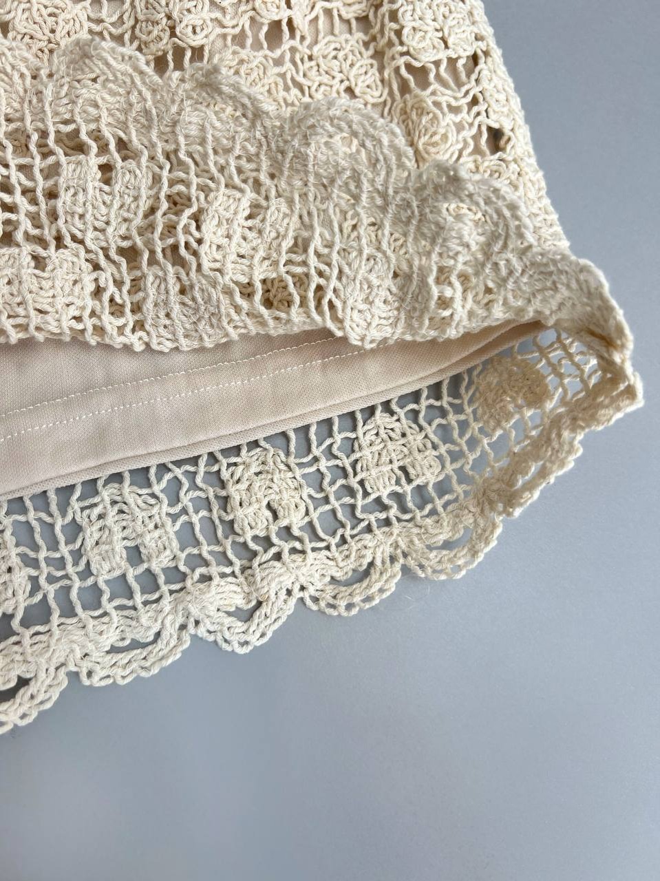 شلوارک قلاب بافی آستردار کد 3410