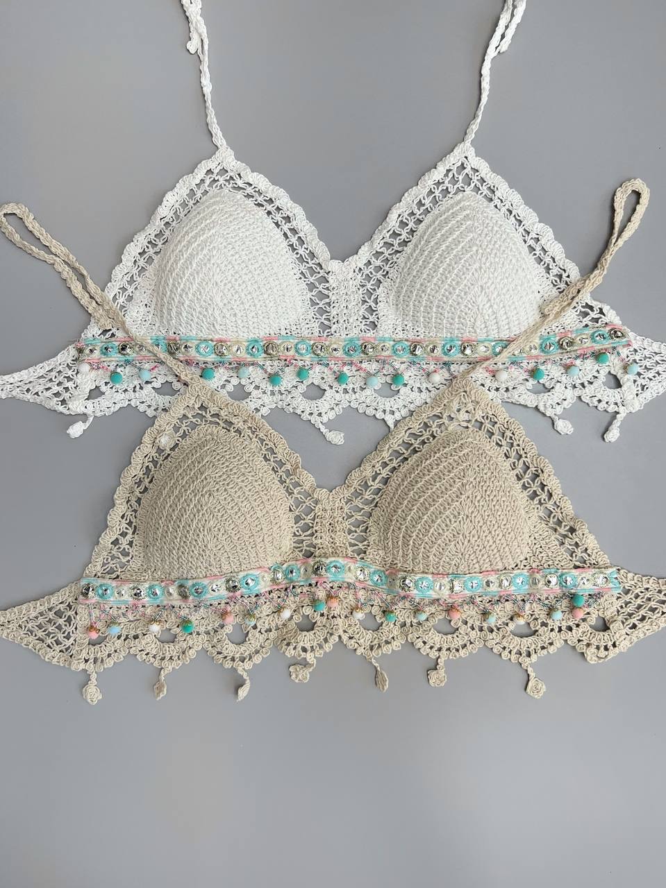 نیم تنه قلاب بافی مدل 2 کد 3414