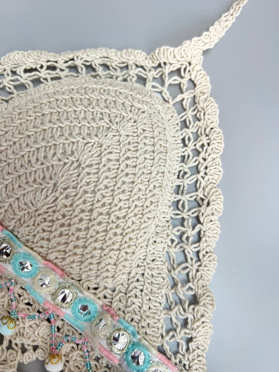 نیم تنه قلاب بافی مدل 2 کد 3414