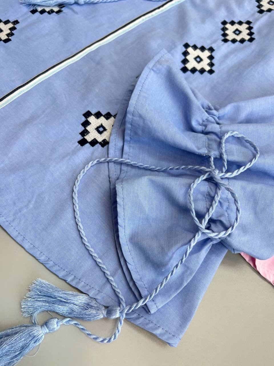 شومیز کتان نخ گلدوزی شده کد 3418