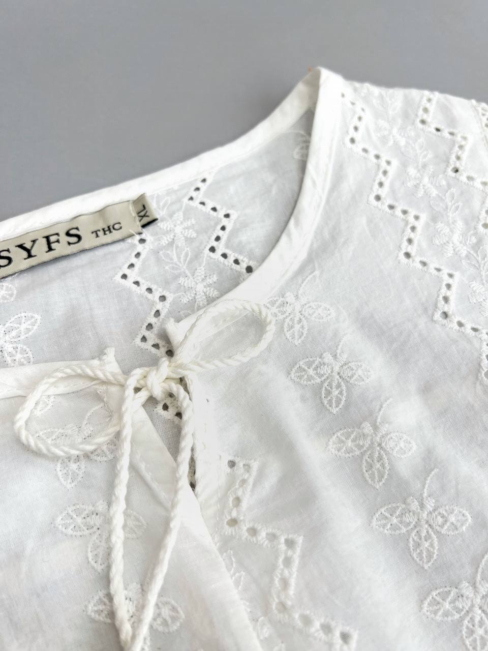 شومیز خامه دوزی آستین گلدوزی کد 3421