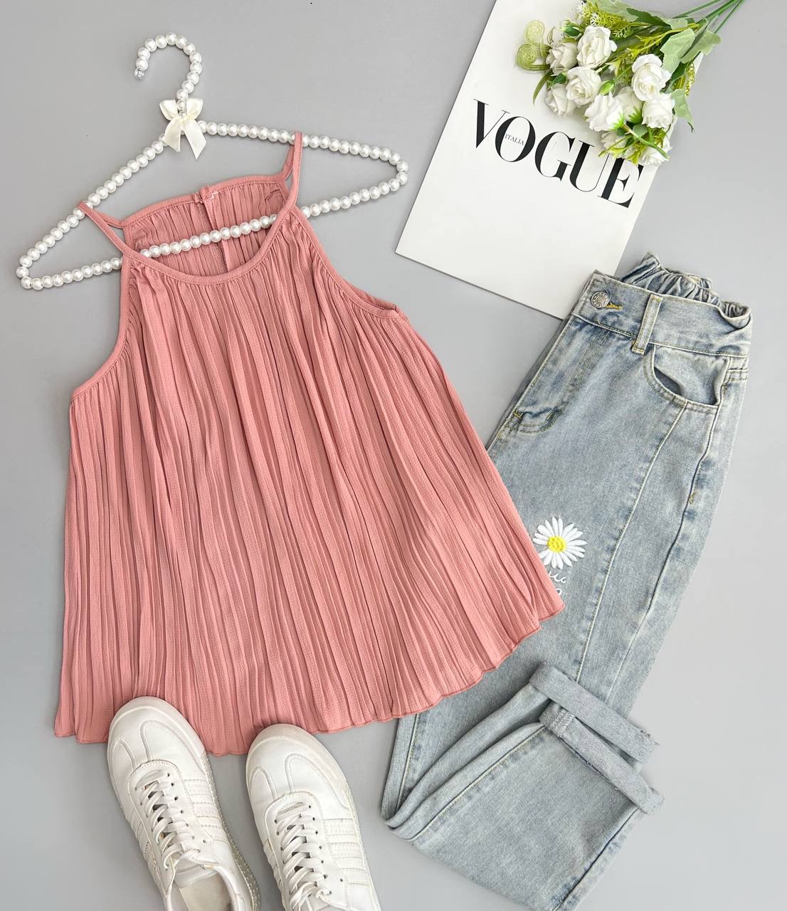 تاپ حلقه ای پلیسه کد 3424