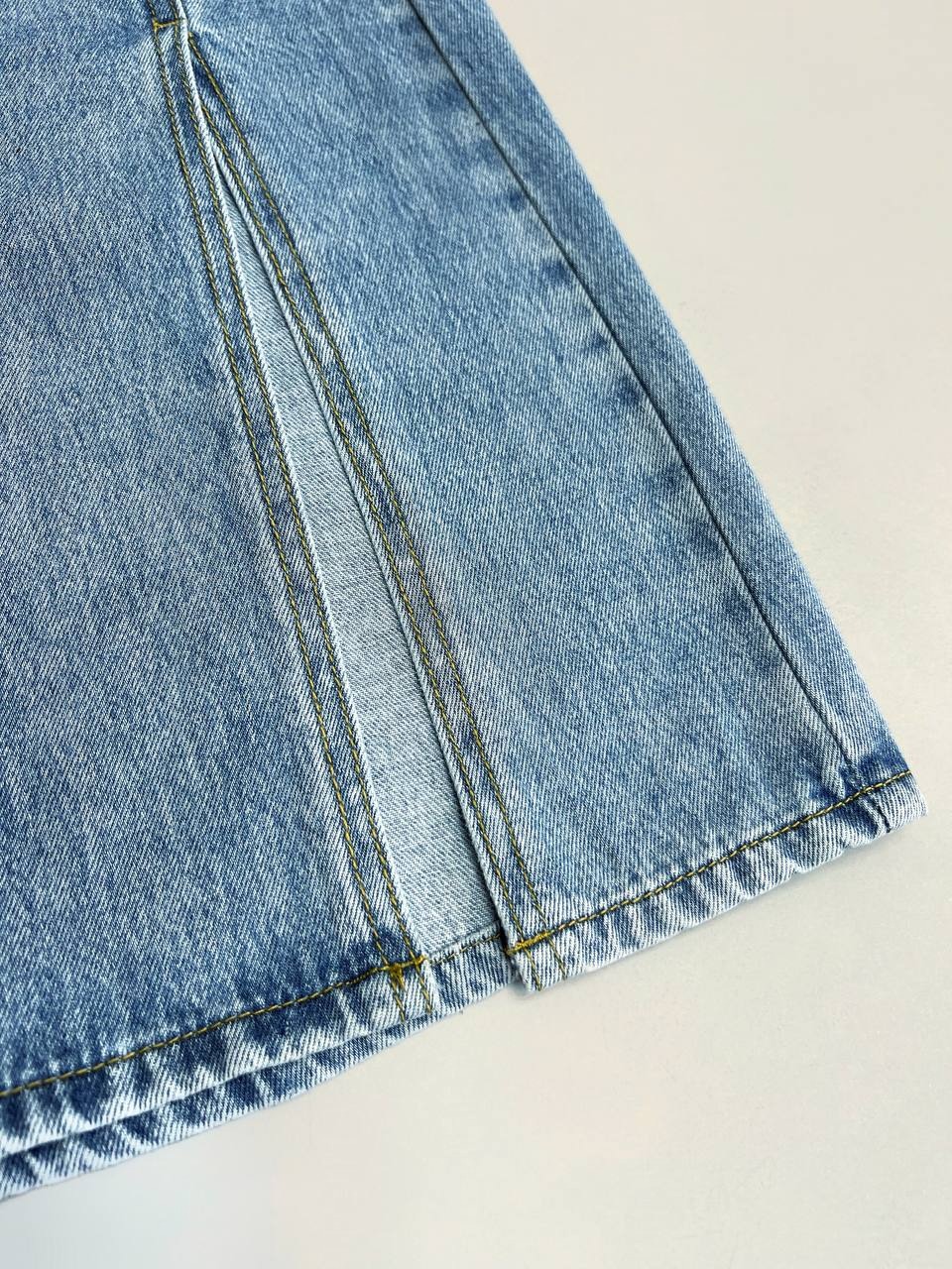 دامن جین بغل چاک کد 3425