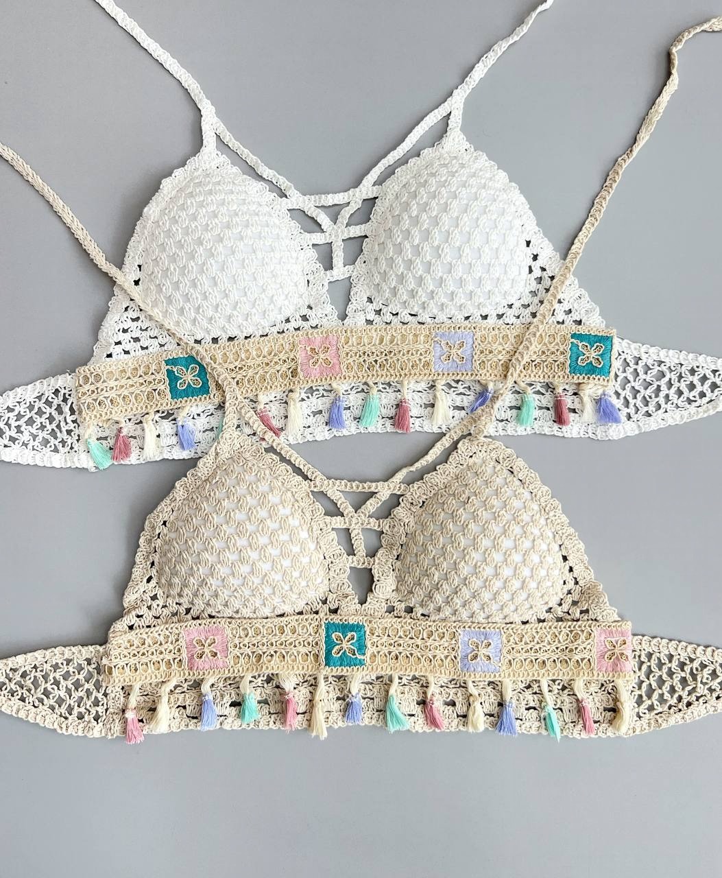 نیم تنه قلاب بافی مدل 3 کد 3422