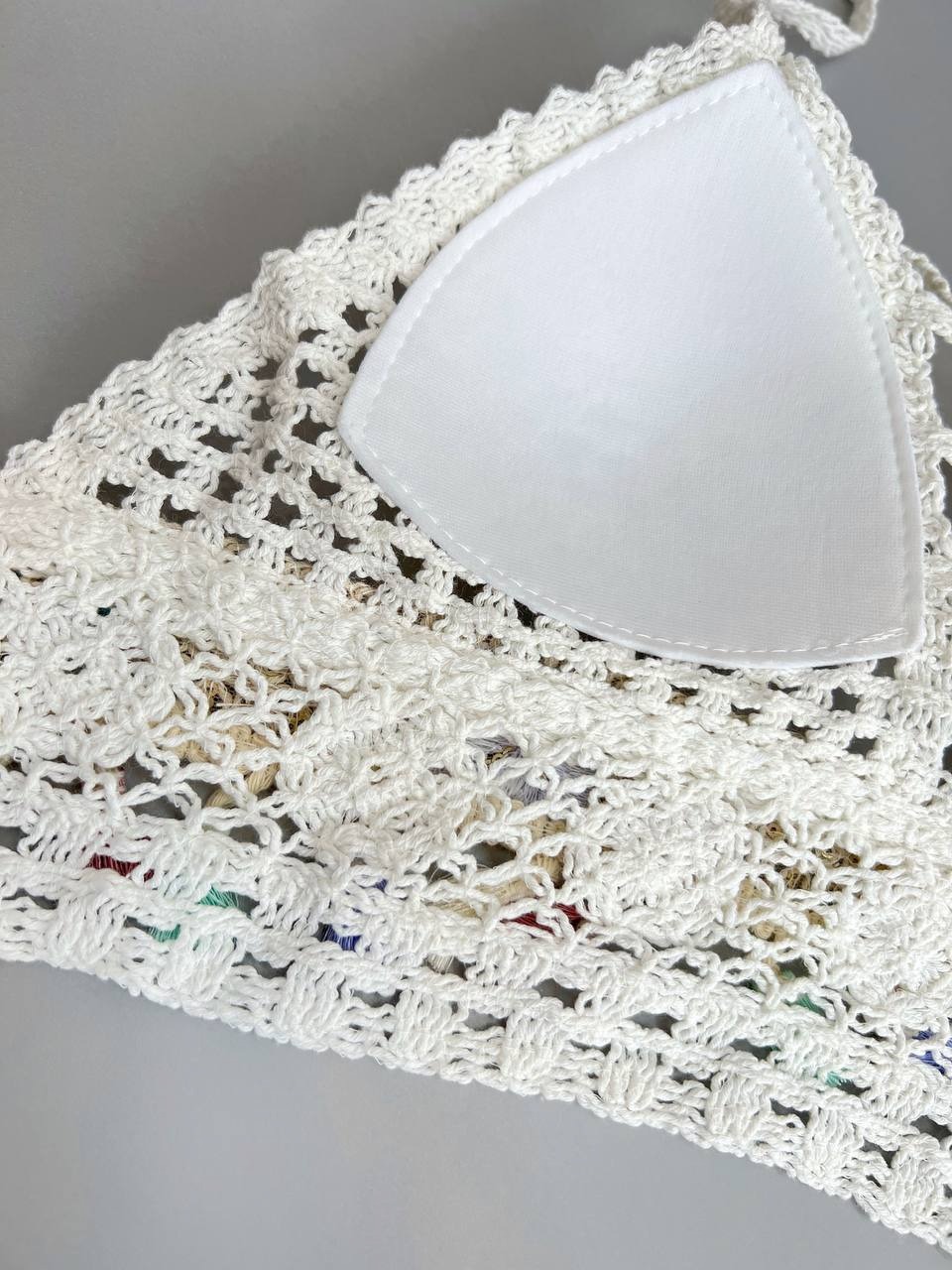 نیم تنه قلاب بافی مدل 3 کد 3422