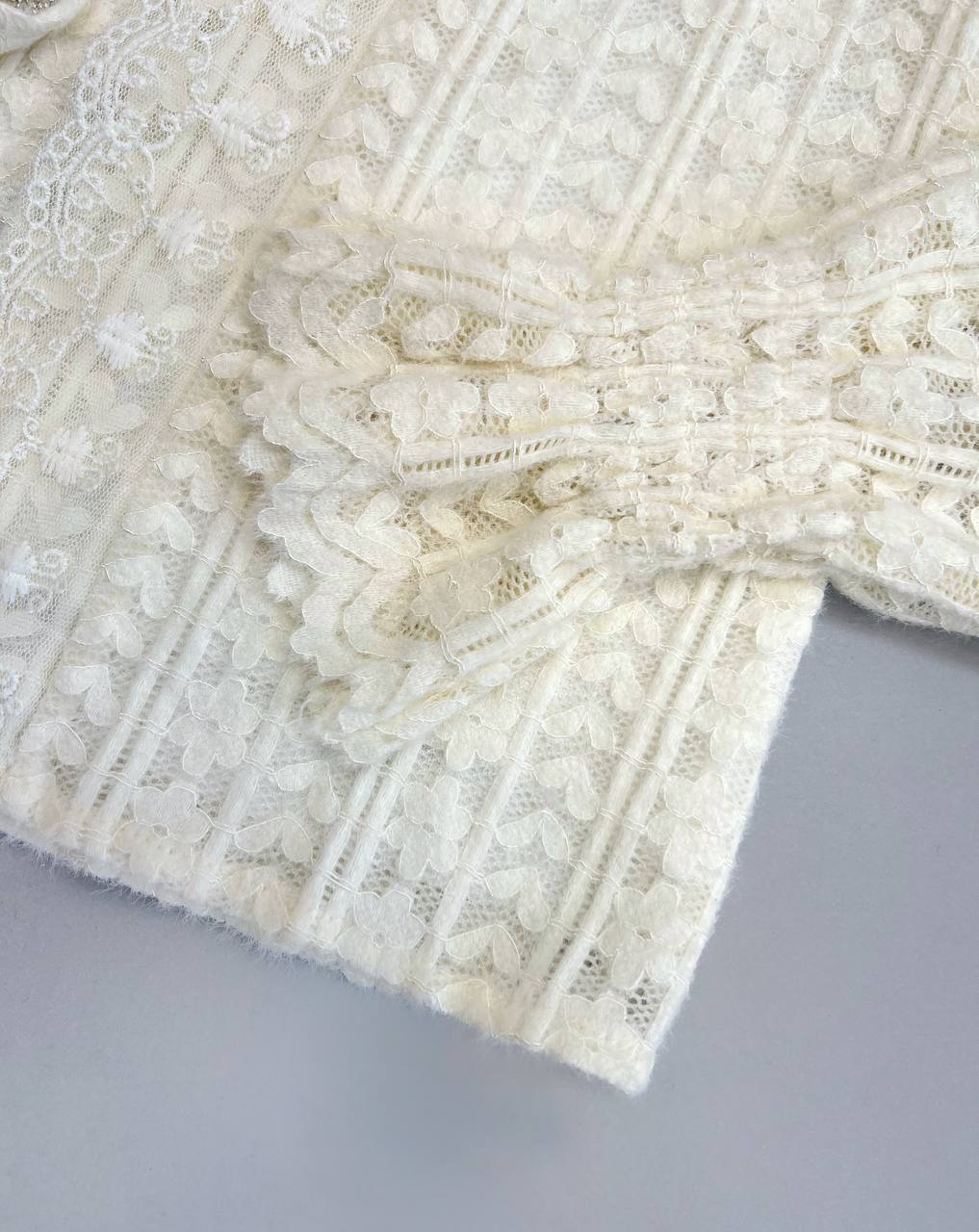 شومیز گیپور جلو دکمه کد 3430