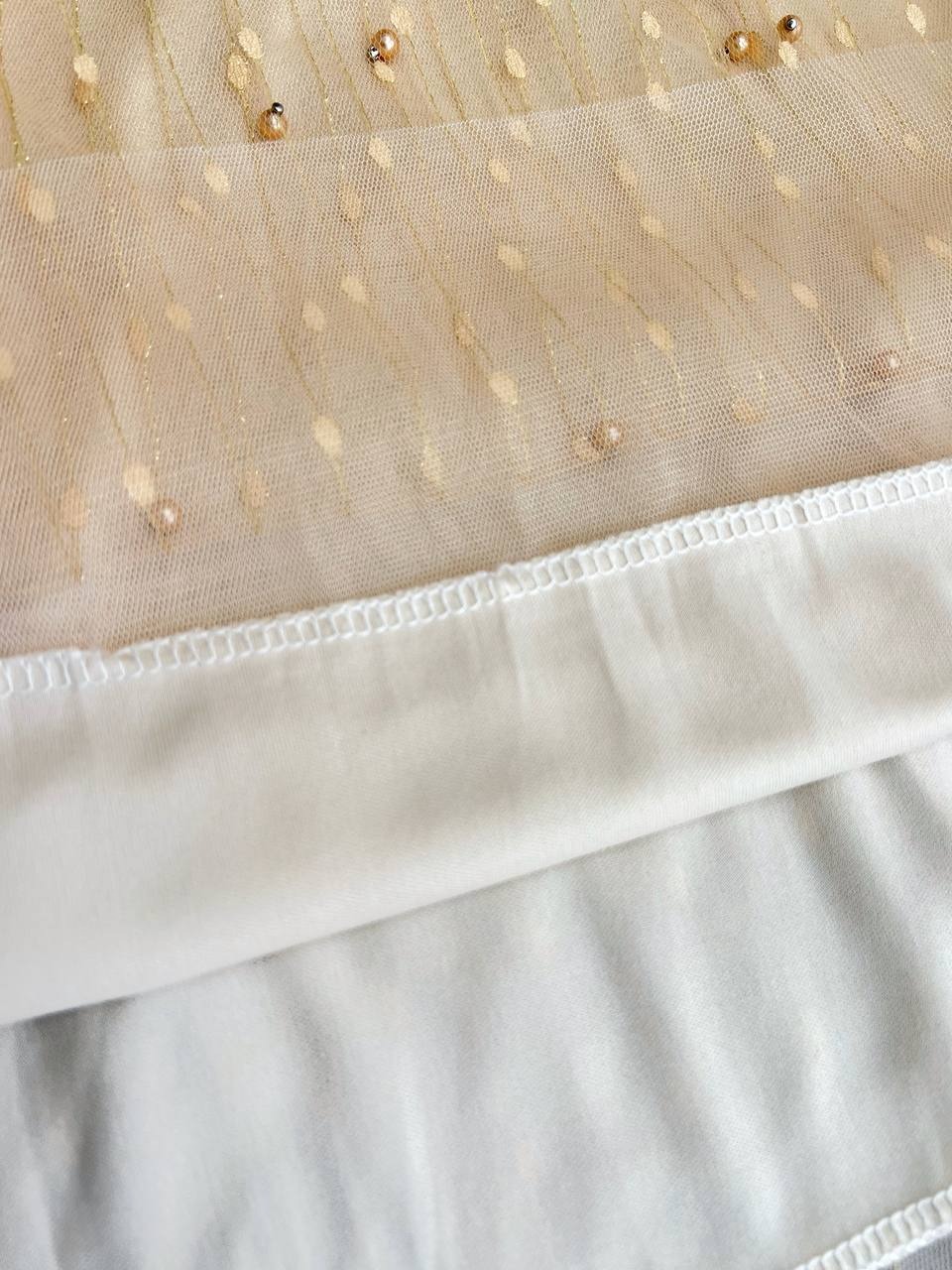 دامن تور مرواریدی کد 3433