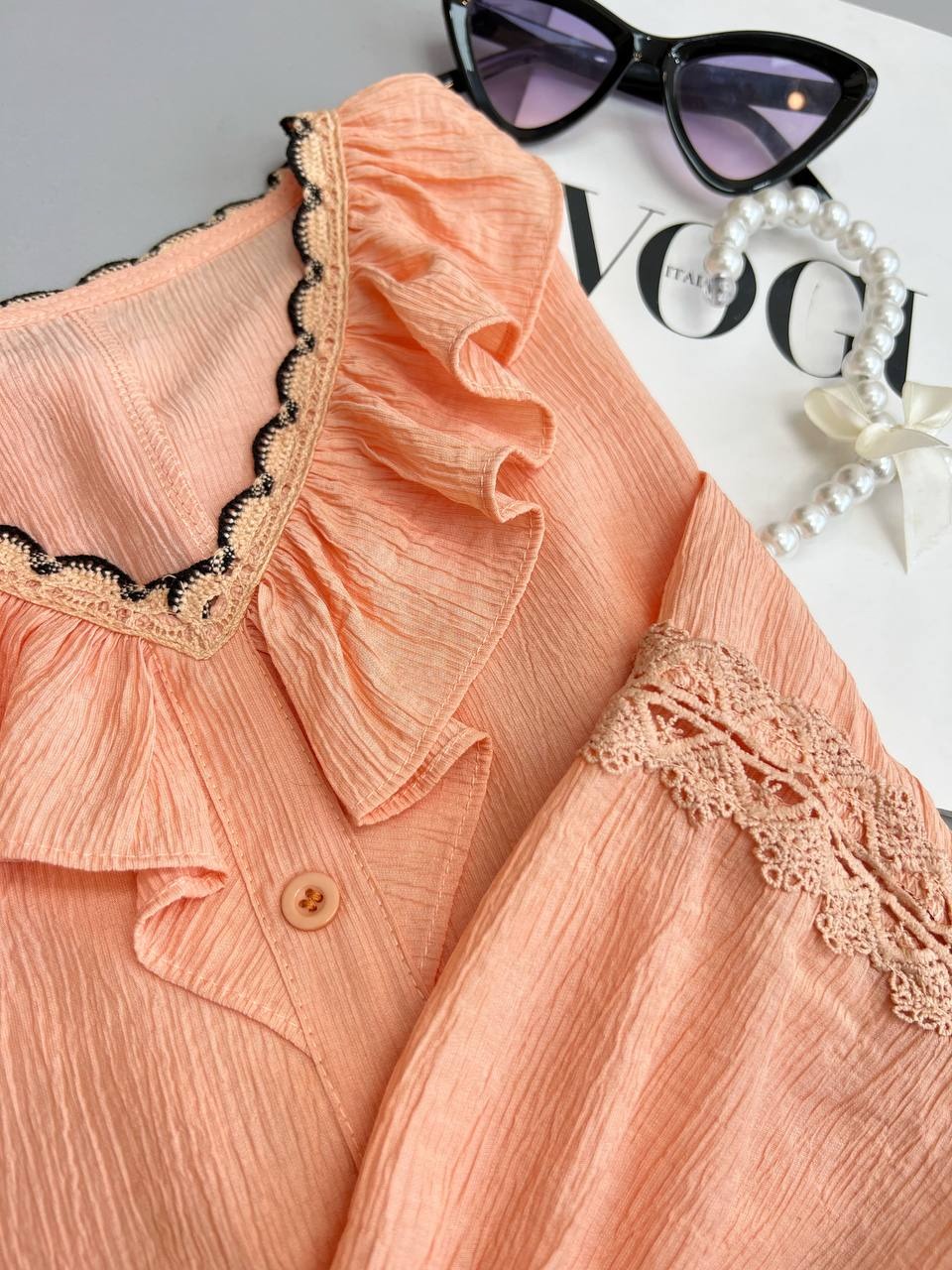 شومیز نخ کریشه کد 3434