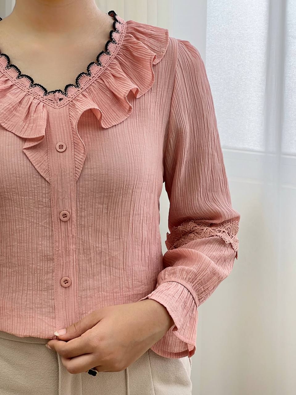 شومیز نخ کریشه کد 3434