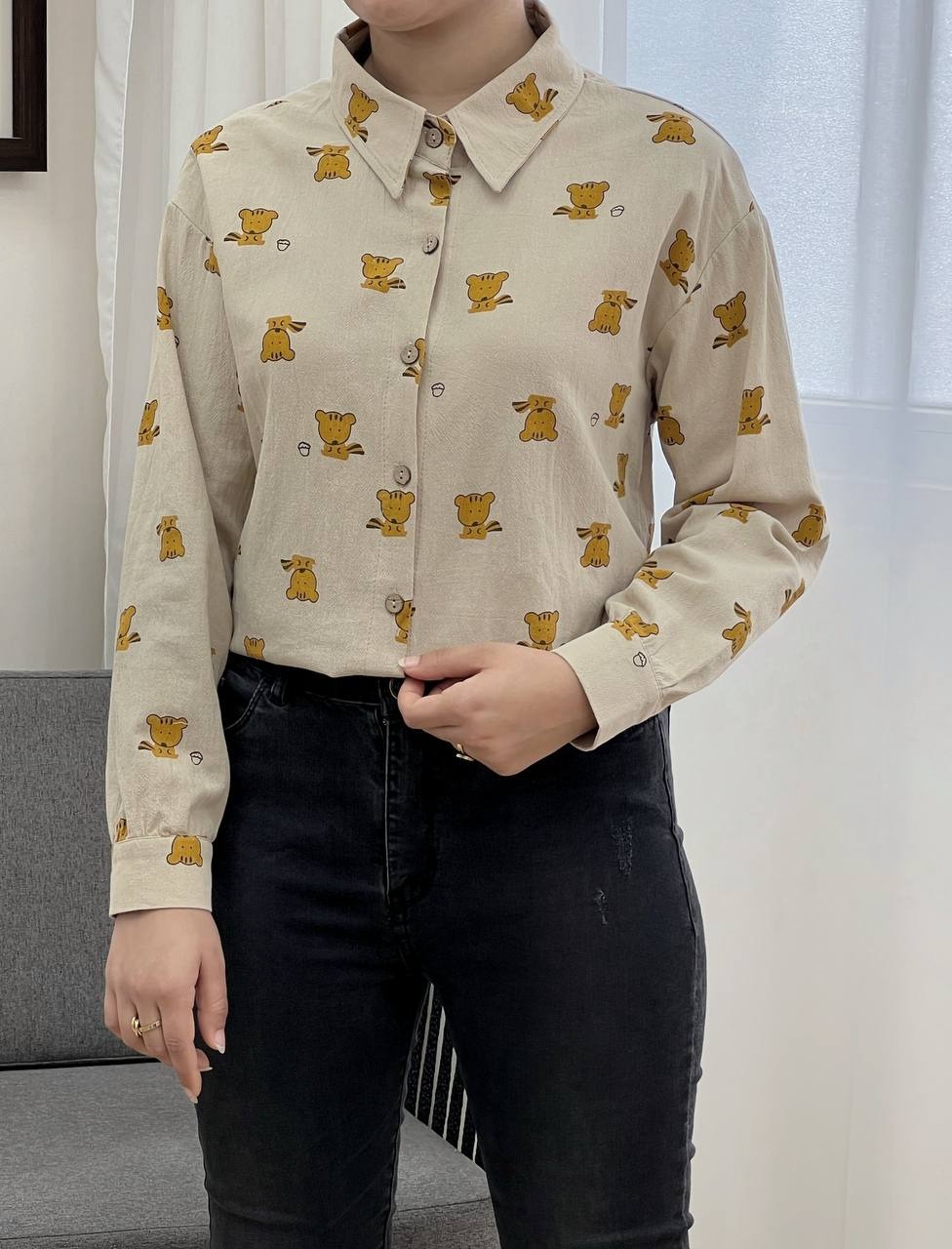 شومیز کنف هاپو کد 3435