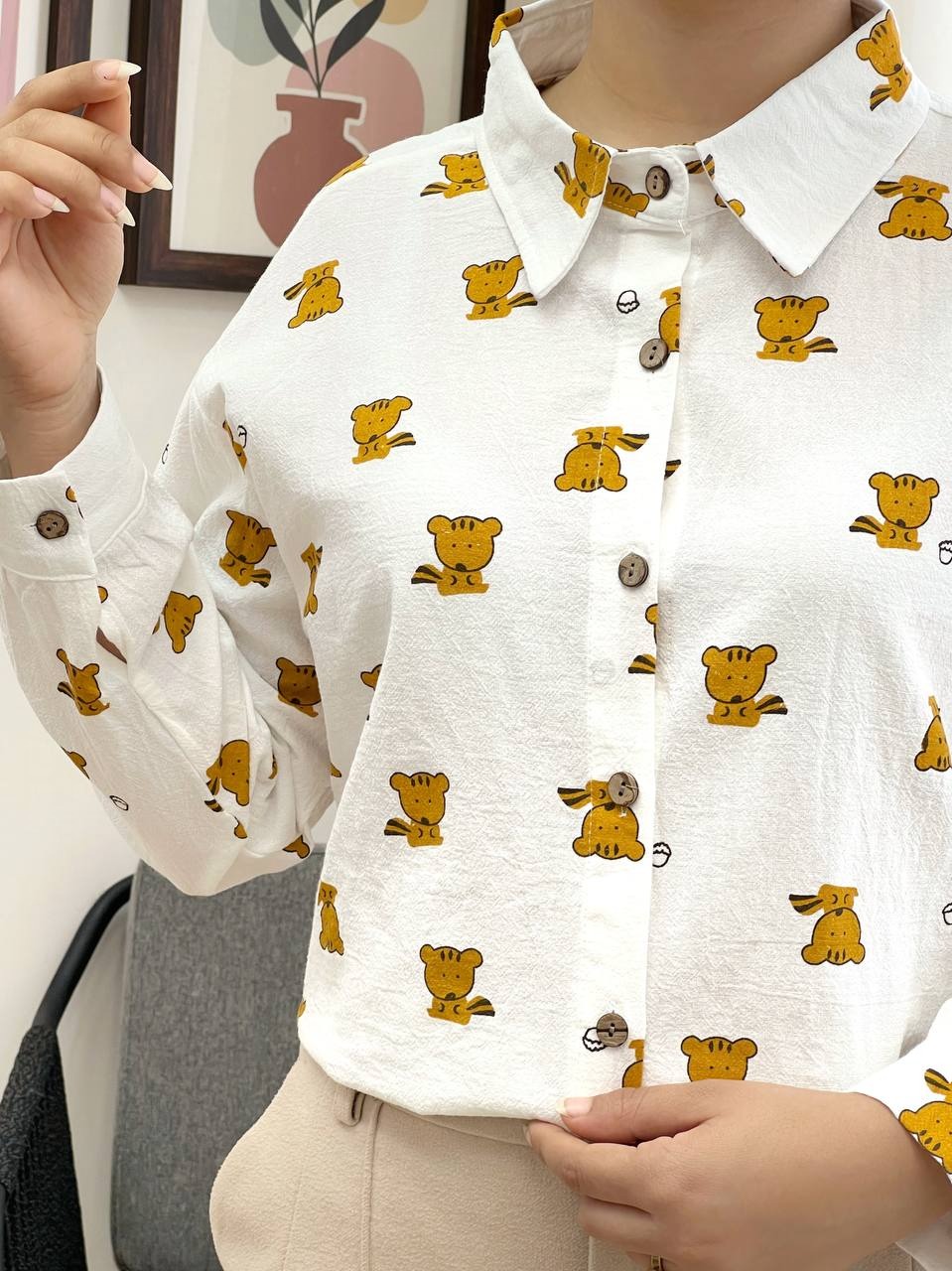 شومیز کنف هاپو کد 3435