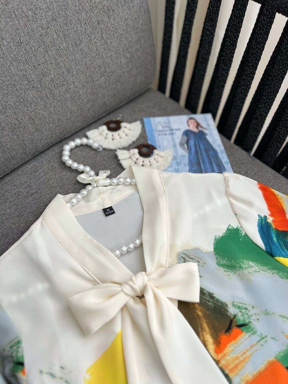 شومیز آبرنگی کرواتی کد 3443