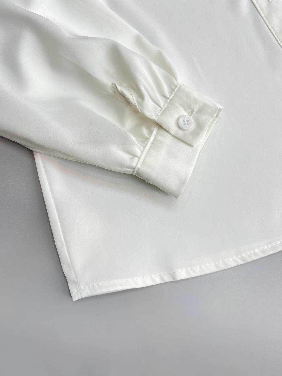 شومیز ساتن جلو دکمه کد 3445