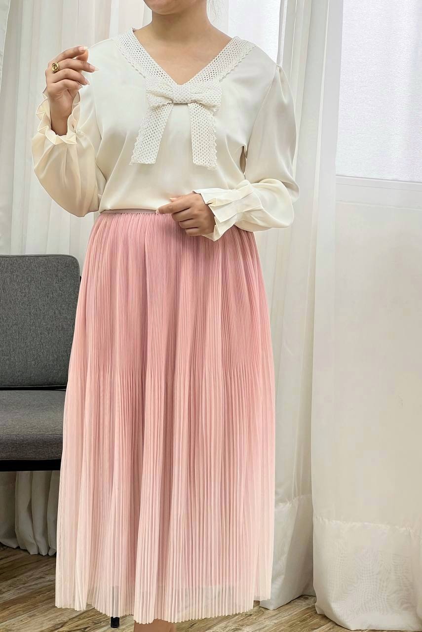 شومیز ساتن پاپیون کد 3446