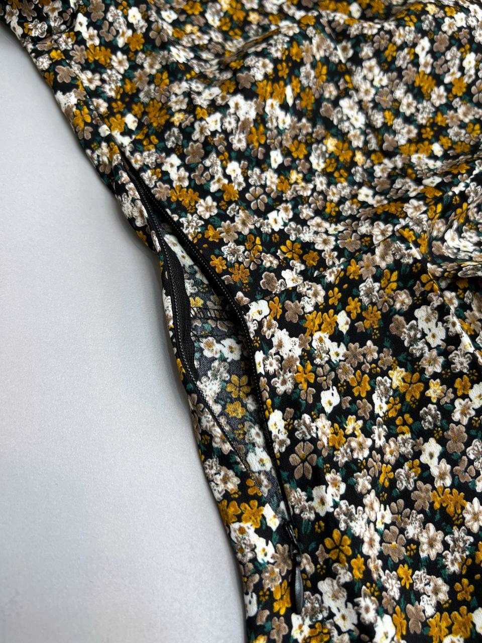 پیراهن کرپ نخ گل ریز کد 3448