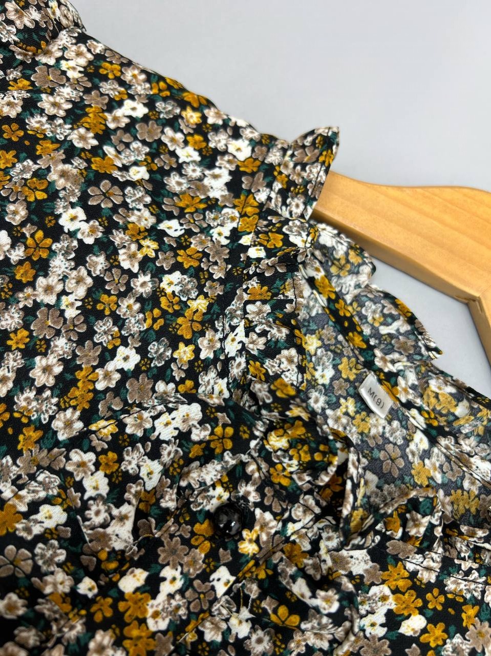 پیراهن کرپ نخ گل ریز کد 3448