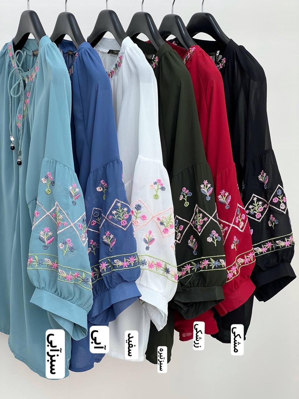 شومیز گلدوزی شکوفه کد 3456