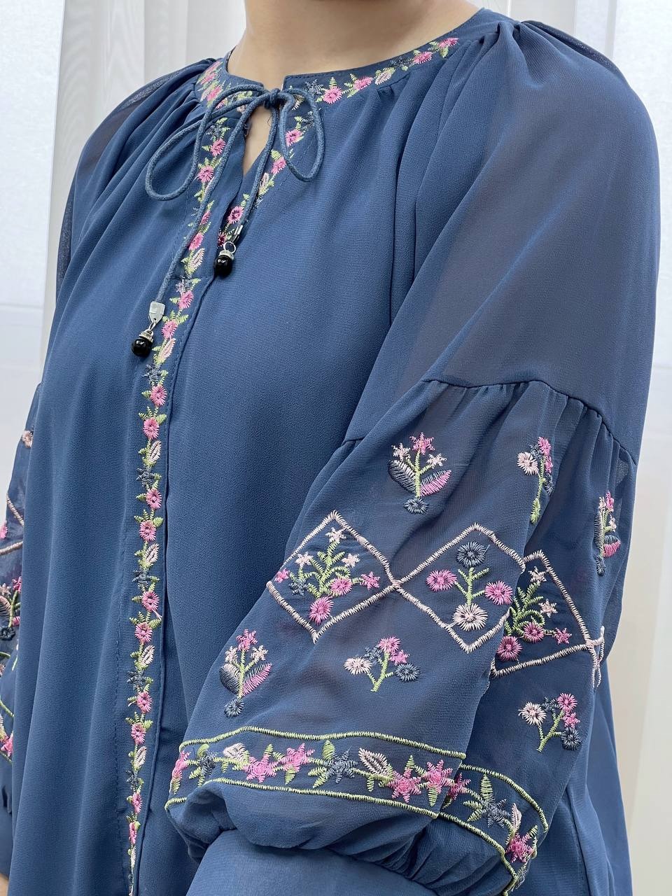 شومیز گلدوزی شکوفه کد 3456