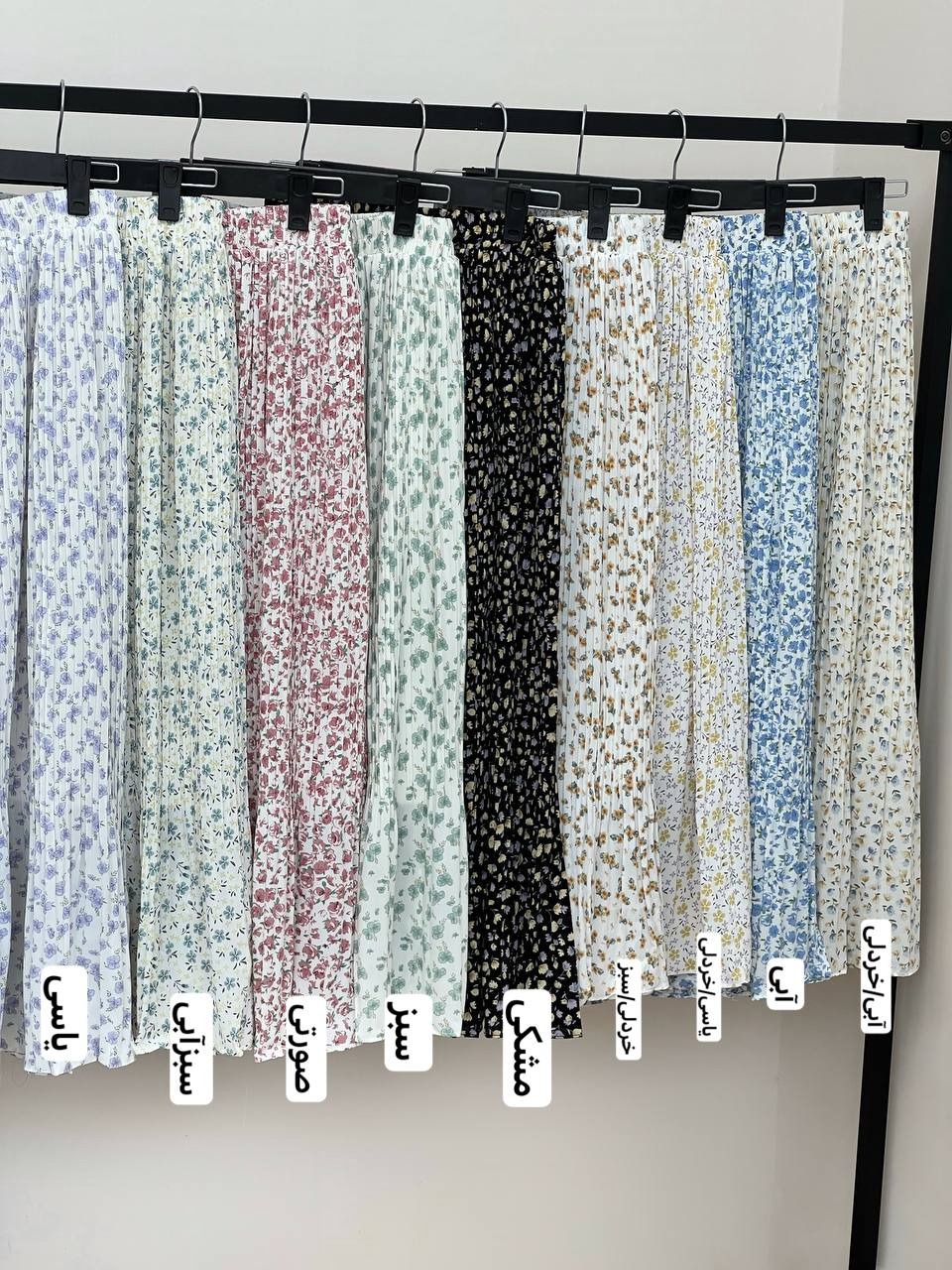 دامن پلیسه کرپ کد 3460