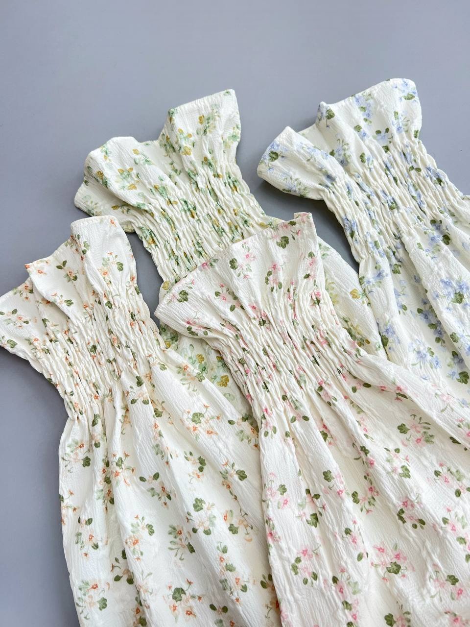 شومیز آستین پف گل ریز مدل 3 کد 3464