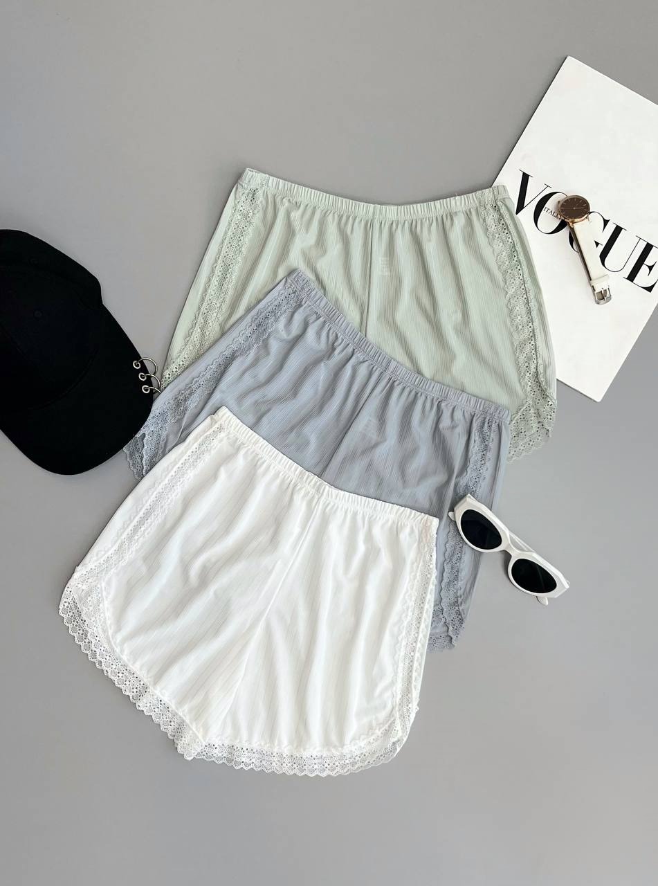 شلوارک نوار گیپور کد 3465