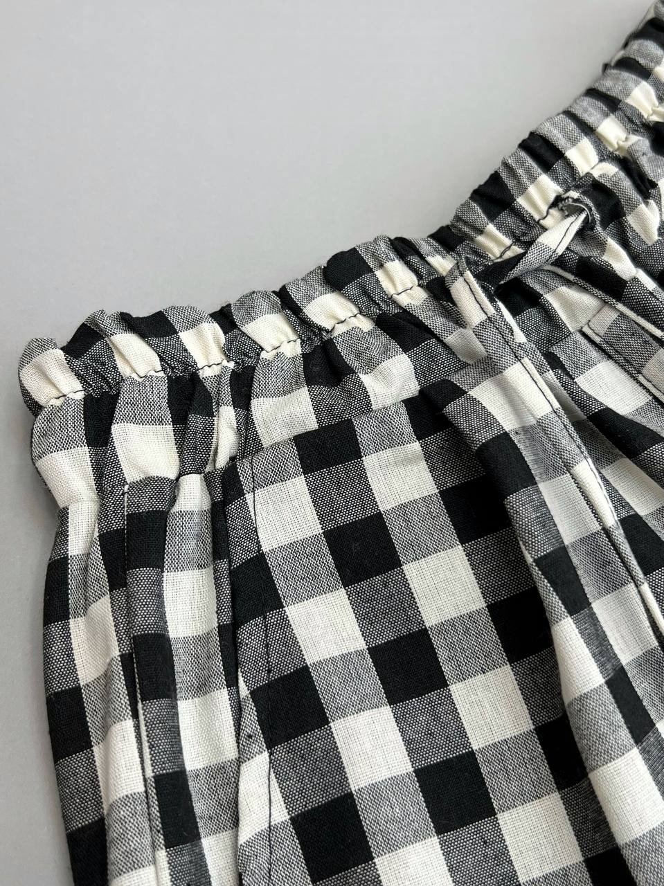 ست بلوز و شلوار چهارخونه کد 3470