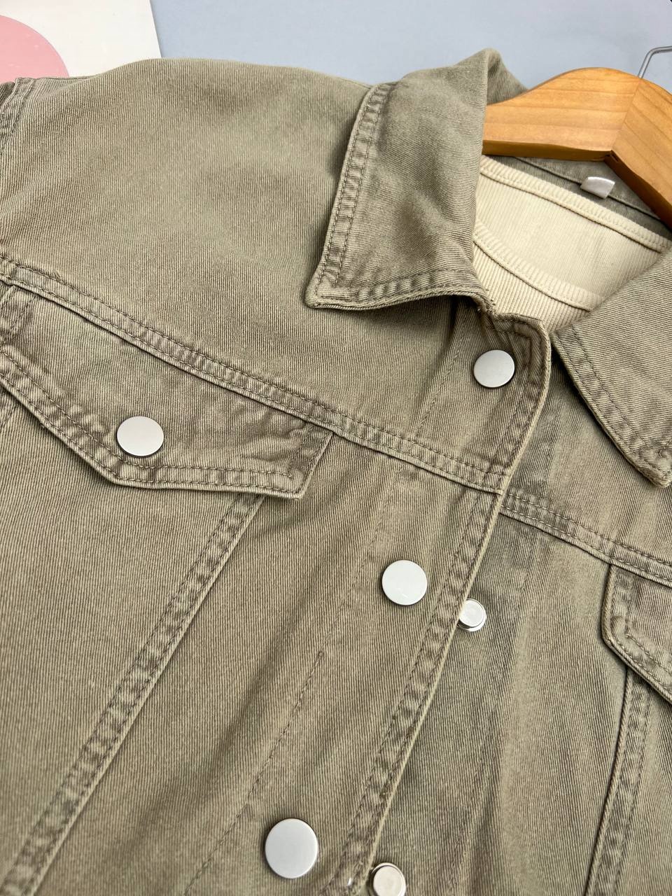 کت جین دو رنگ کد 3480