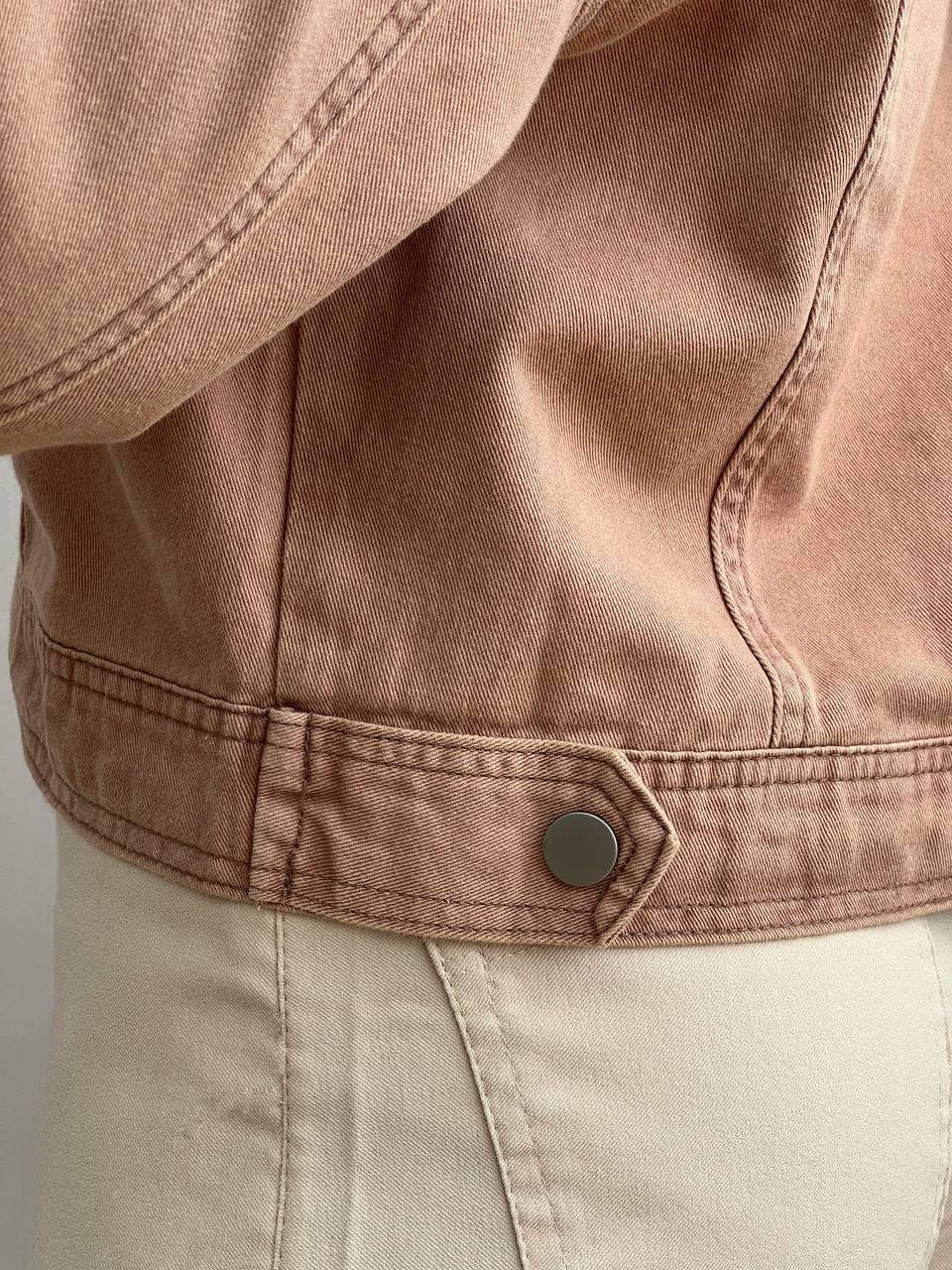 کت جین دو رنگ کد 3480