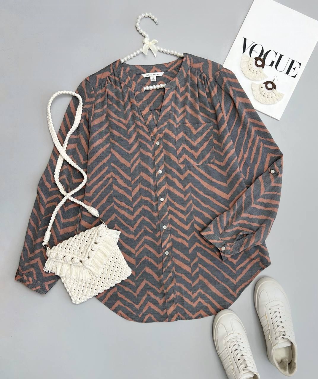 شومیز زیبا از برند zac & Rachel کد 3488