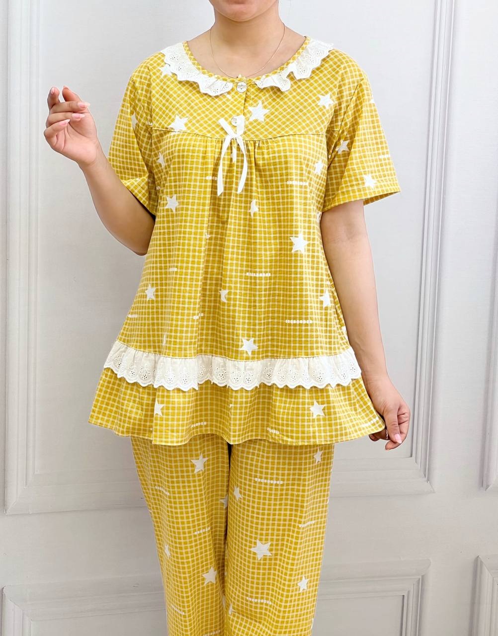 ست بلوز و شلوار چهار طرح کد 3490