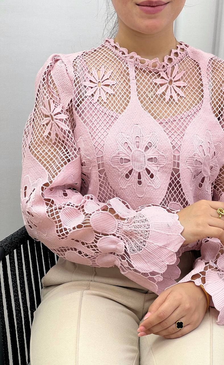 ست شومیز بهمراه تاپ دانتل کد 3492