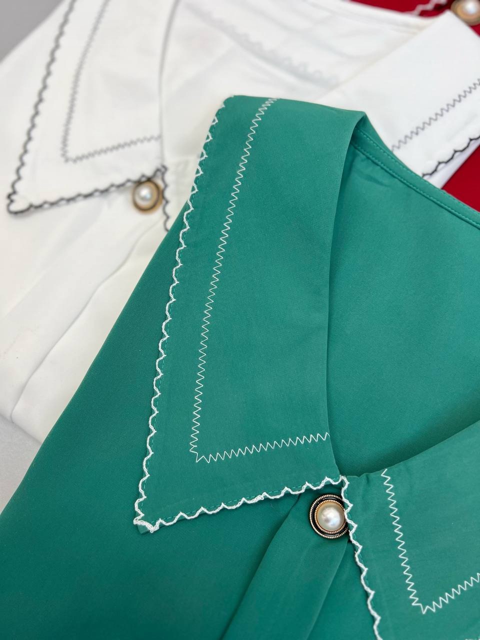 شومیز کرپ چهار رنگ کد 3498