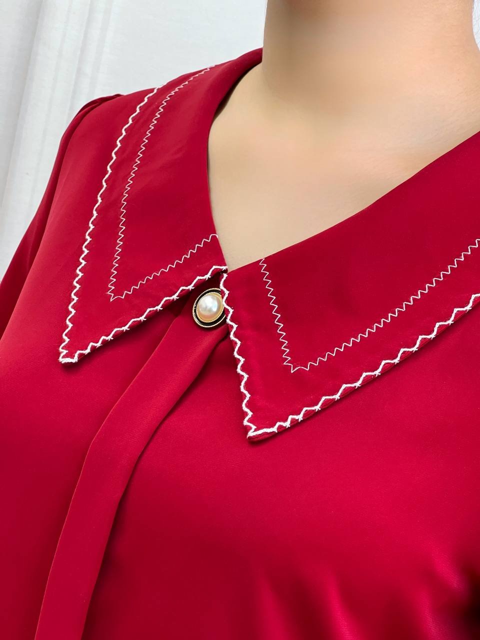 شومیز کرپ چهار رنگ کد 3498