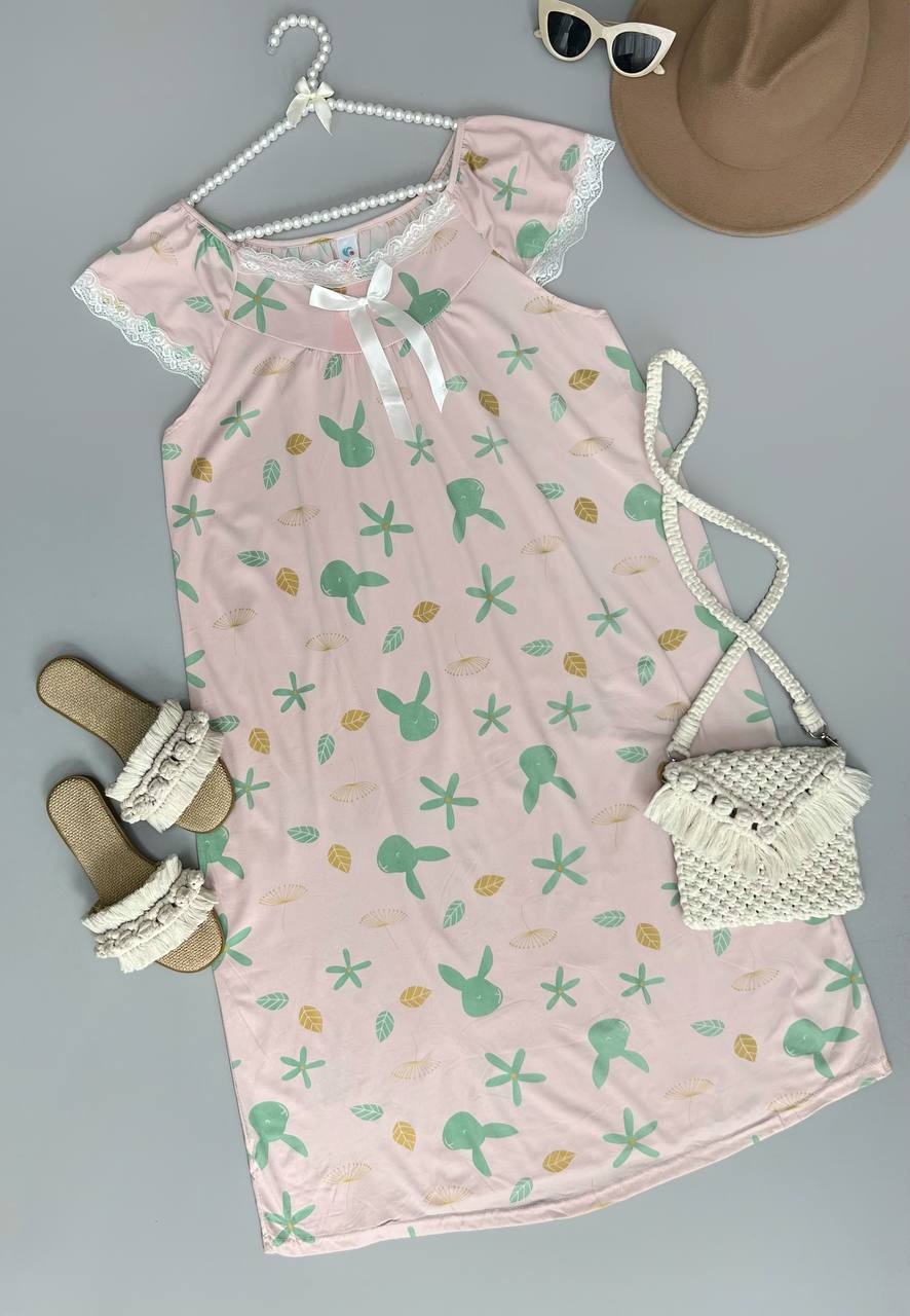 پیراهن راحتی گلگلی کد 3499