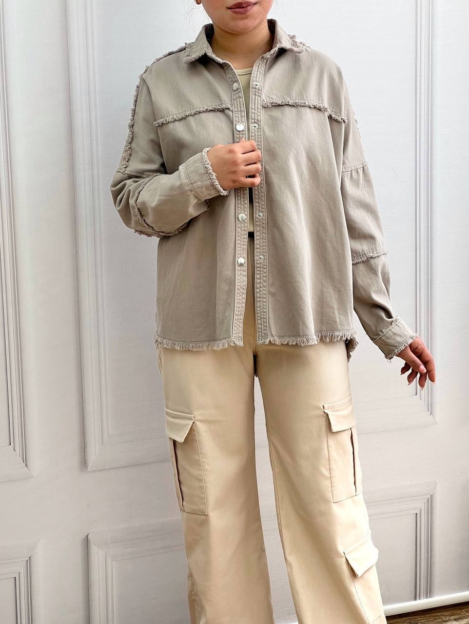 کت کتان جلو دکمه کد 3506