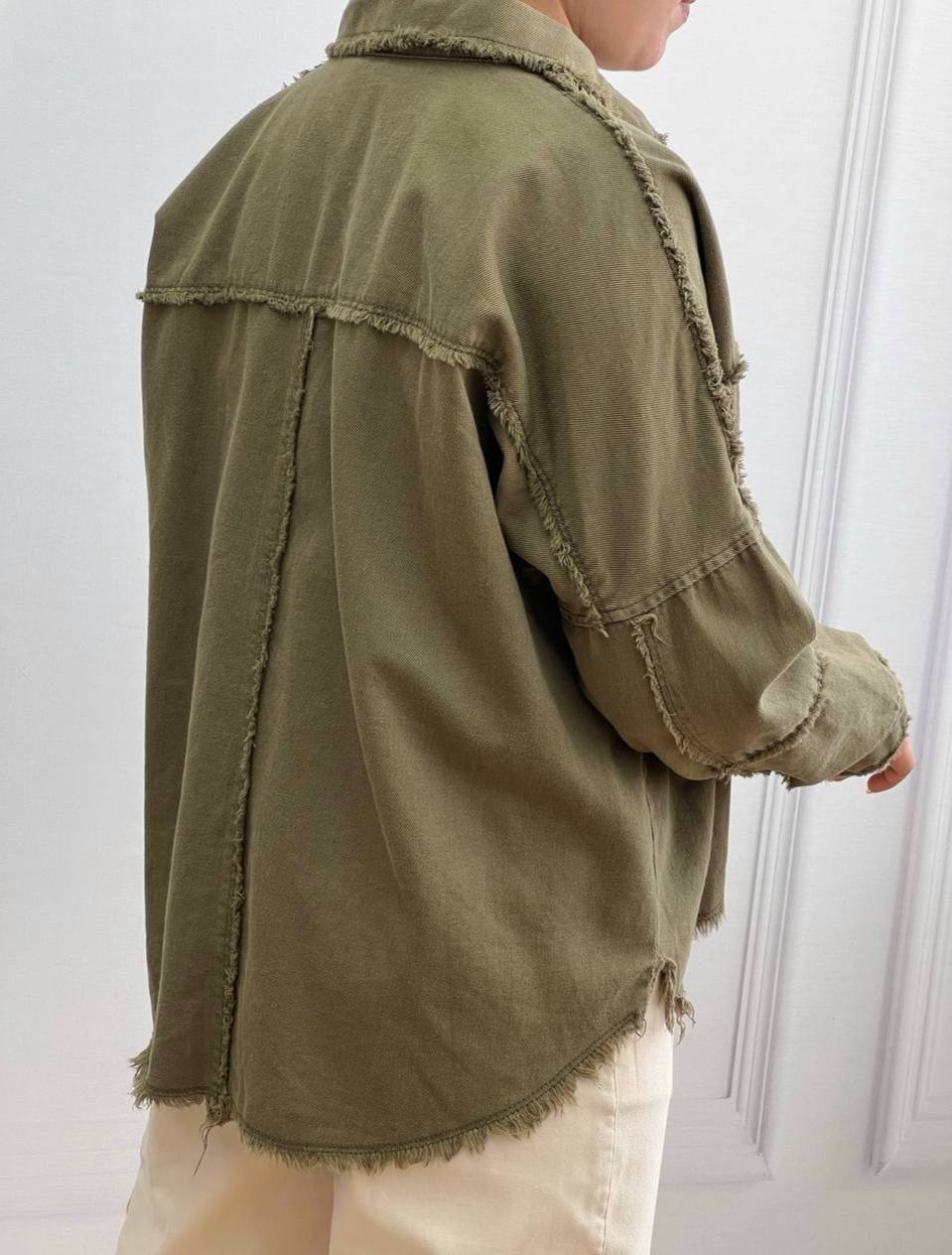 کت کتان جلو دکمه کد 3506