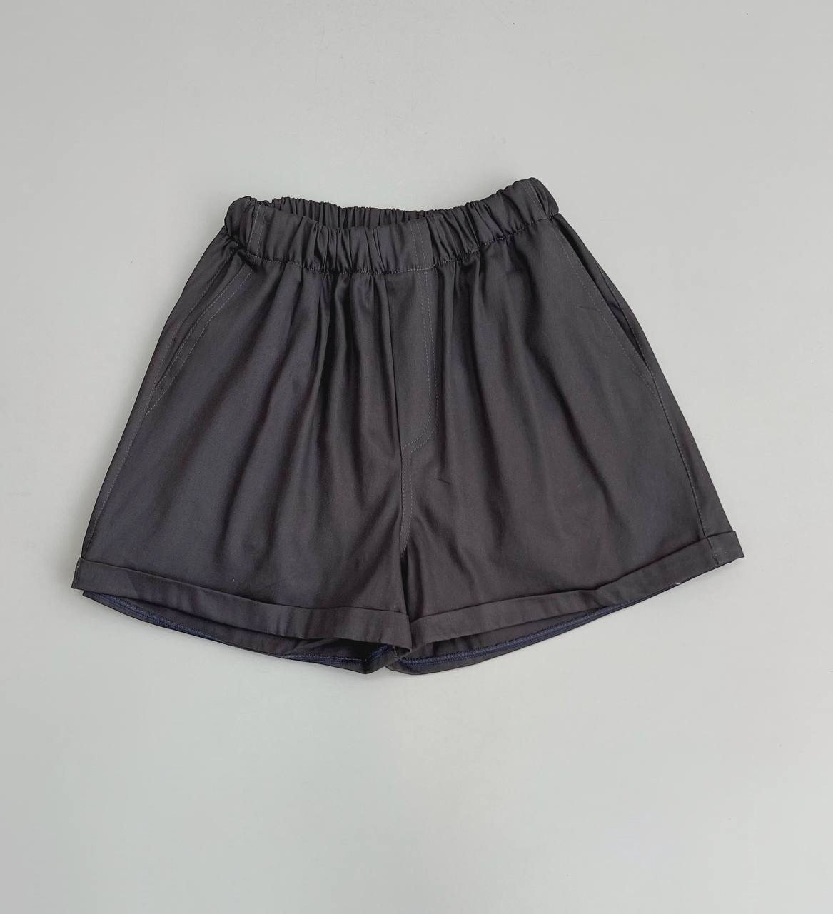 شلوارک کتان دمپا پاکتی کد 3507