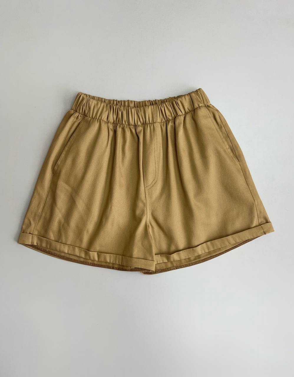 شلوارک کتان دمپا پاکتی کد 3507