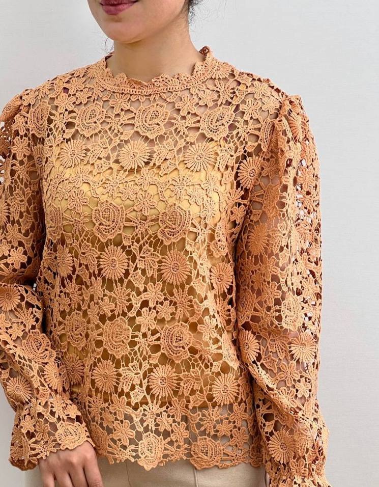 ست تاپ و شومیز دانتل مدل 2 کد 3508