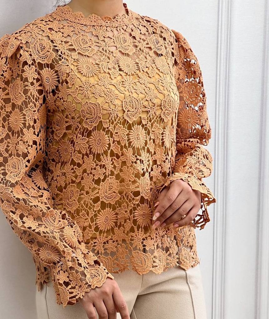 ست تاپ و شومیز دانتل مدل 2 کد 3508