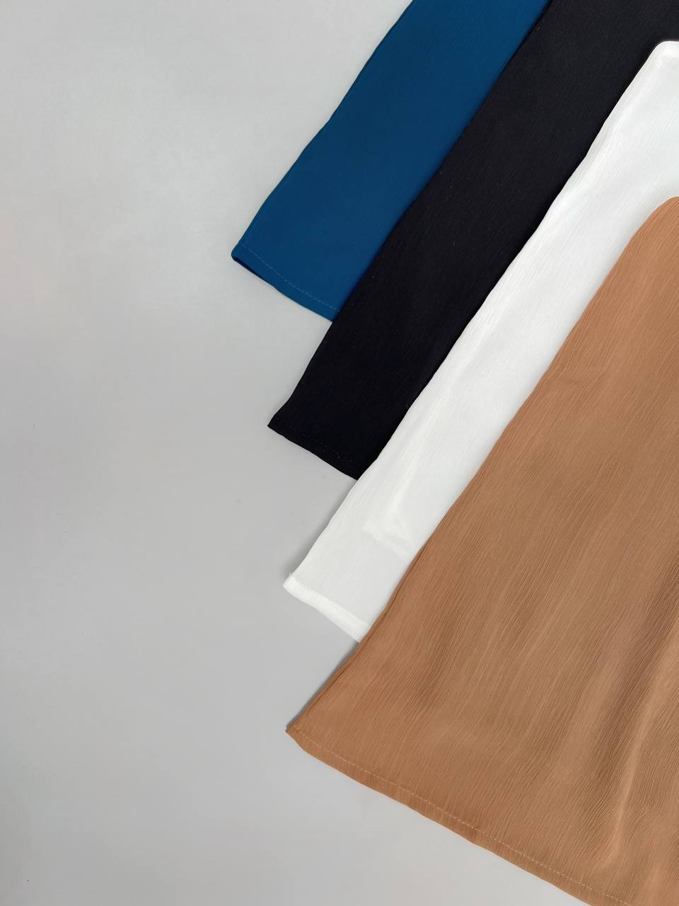 تاپ حریر کریشه آستردار ضربدری کد 3512