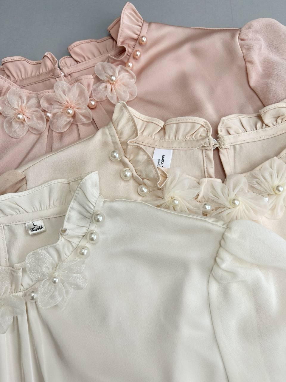 شومیز ساتن آستین حریر کد 3513