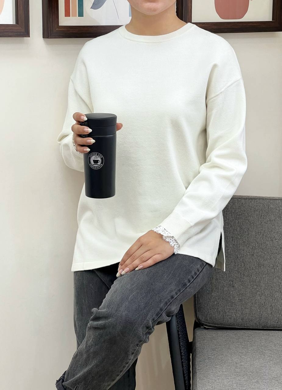 پلیور بافت سر آستین گیپور کد 3514