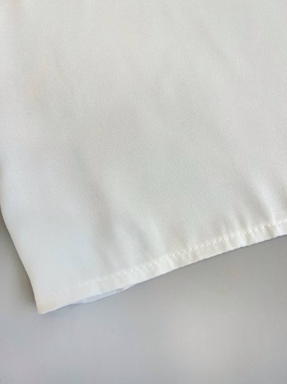 شومیز ساتن سرشانه دکمه 3519