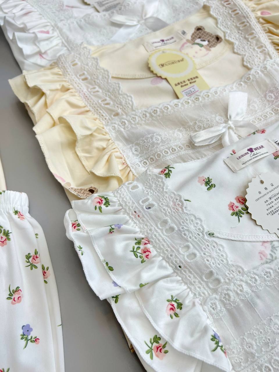 ست بلوز و شلوارک بهار کد 3521