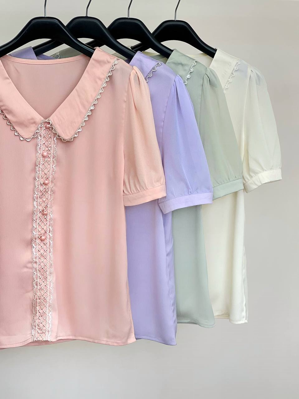 شومیز پولک دوزی چهاررنگ کد 3523